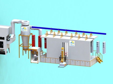 普通大旋風回收噴粉房 