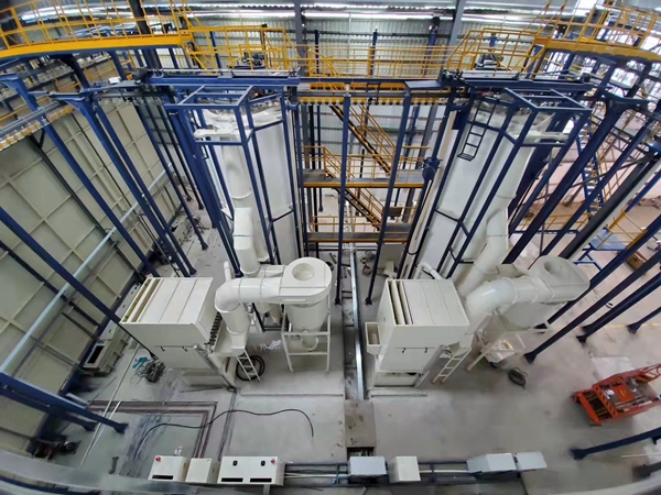 鋁型材立式噴粉房